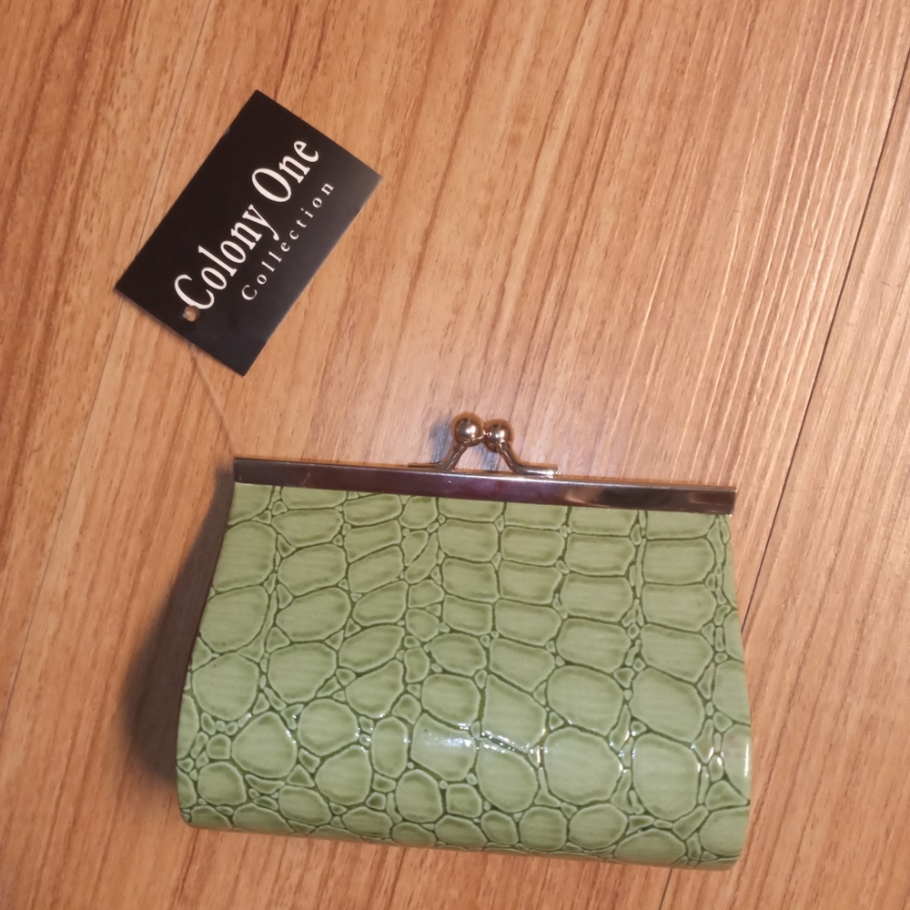 Colony one collection leather coin purse